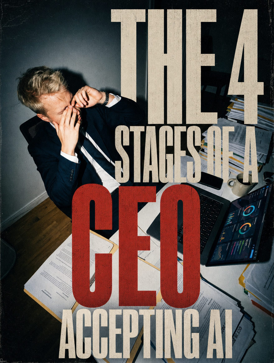 The 4 stages of a CEO accepting AI